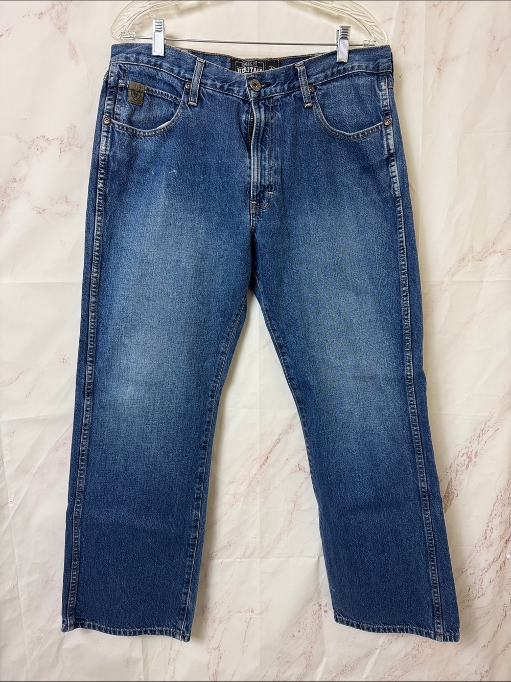 Ariat Heritage Denim Classic Fit Men's Jeans 34x30 Medium Wash